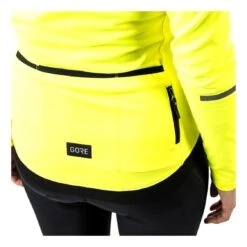 Gore Wear Progress Thermo Jersey Womens Neon Yellow Femme Jaune -Pédale Libre 1008200800 4