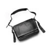 Brooks England Barbican Messenger Bag Black Noir