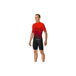 Mavic Cosmic Gradiant Jsy Homme Rouge -Pédale Libre C11197 2
