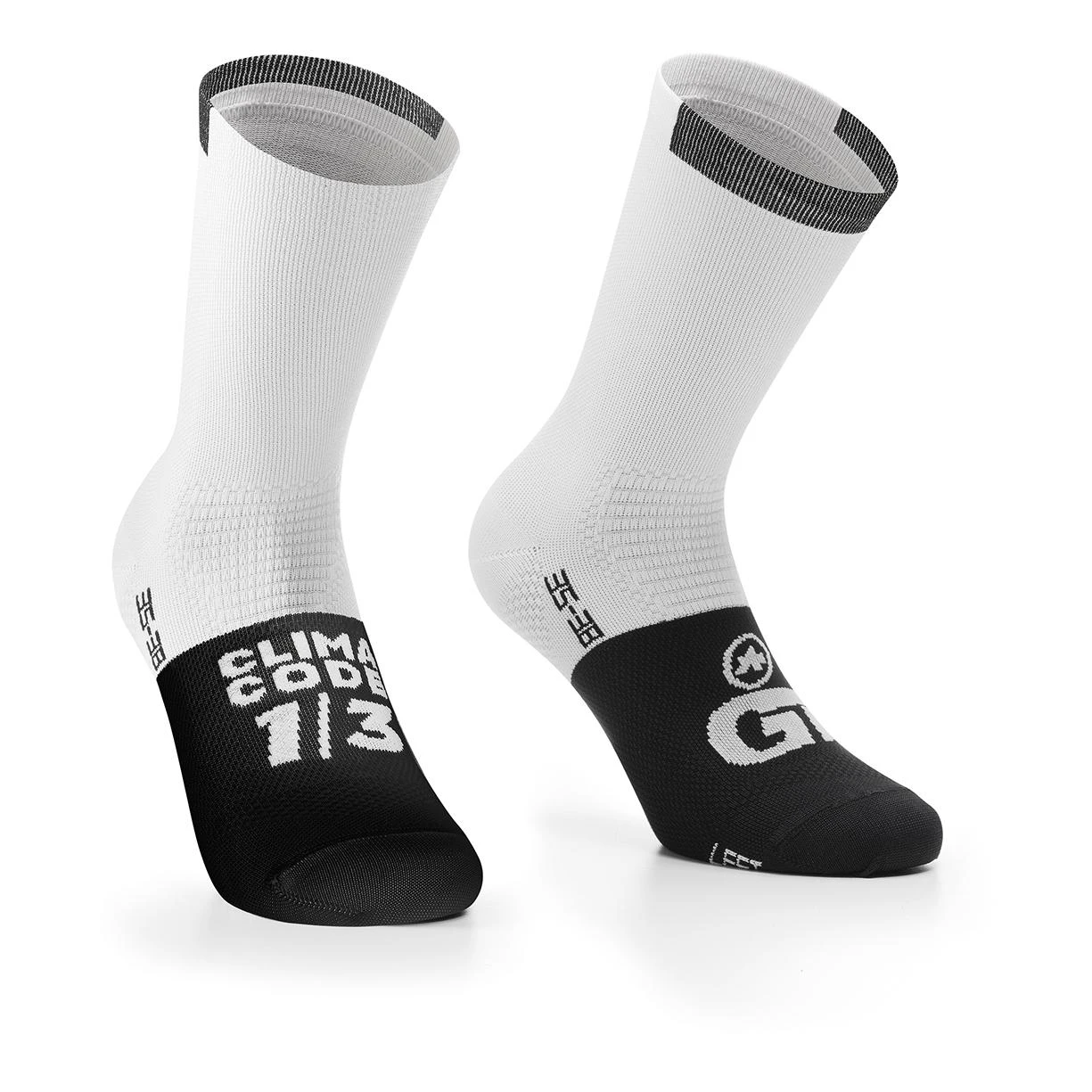Assos GT Socks C2 Holy White Blanc 3 Assos GT Socks C2 Holy White Blanc