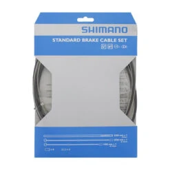 Shimano Kit Câbles Et Gaines De Frein VTT Acier Noir