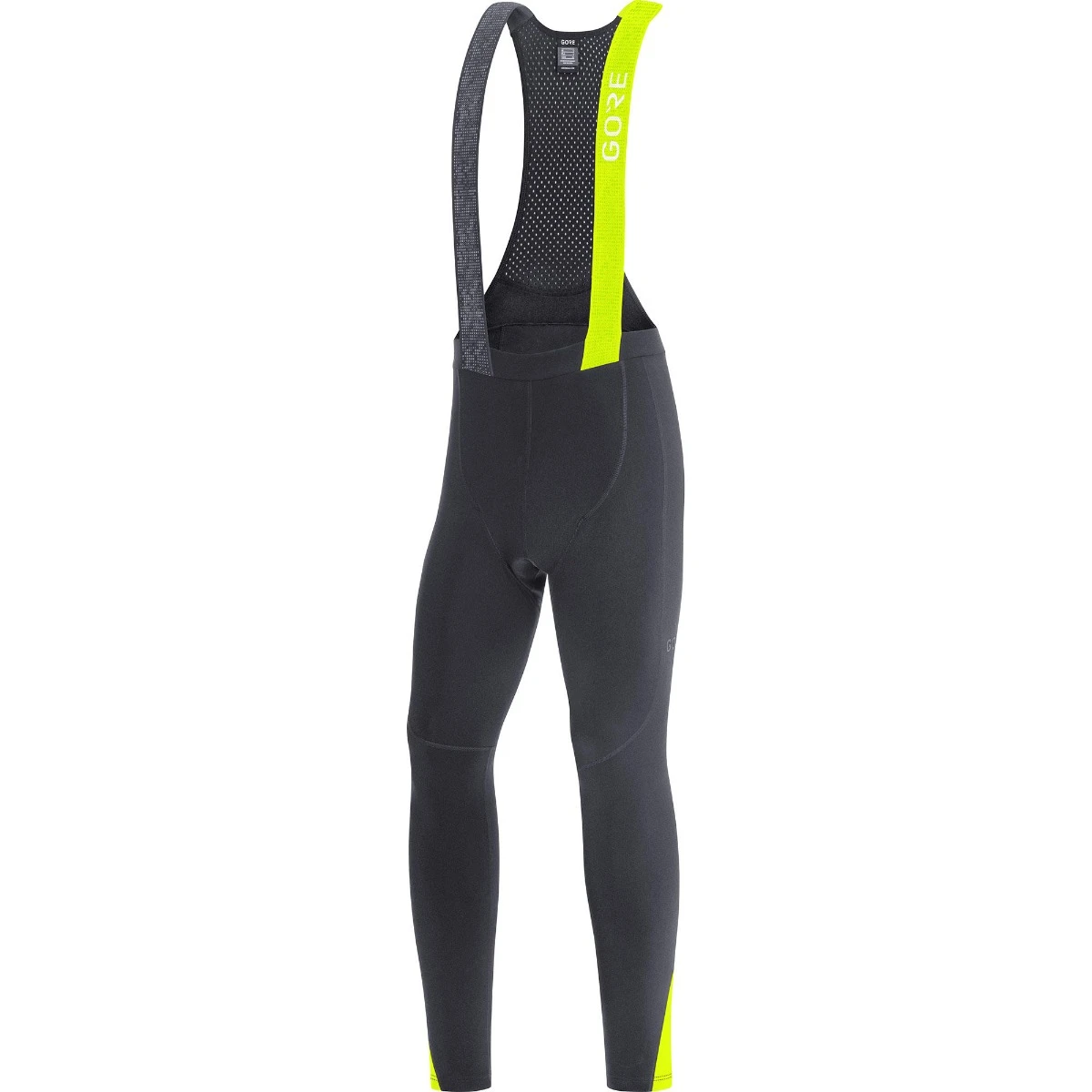 Gore Wear Cuissard C5 Thermo Bib Tights+ Black/Neon Yellow Homme Noir 3 Gore Wear Cuissard C5 Thermo Bib Tights+ Black/Neon Yellow Homme Noir