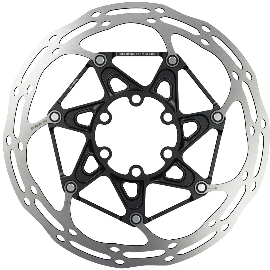 SRAM Disque Centerline 160mm Black Rounded IS (Vis Ti Incluses) 3 SRAM Disque Centerline 160mm Black Rounded IS (Vis Ti Incluses)