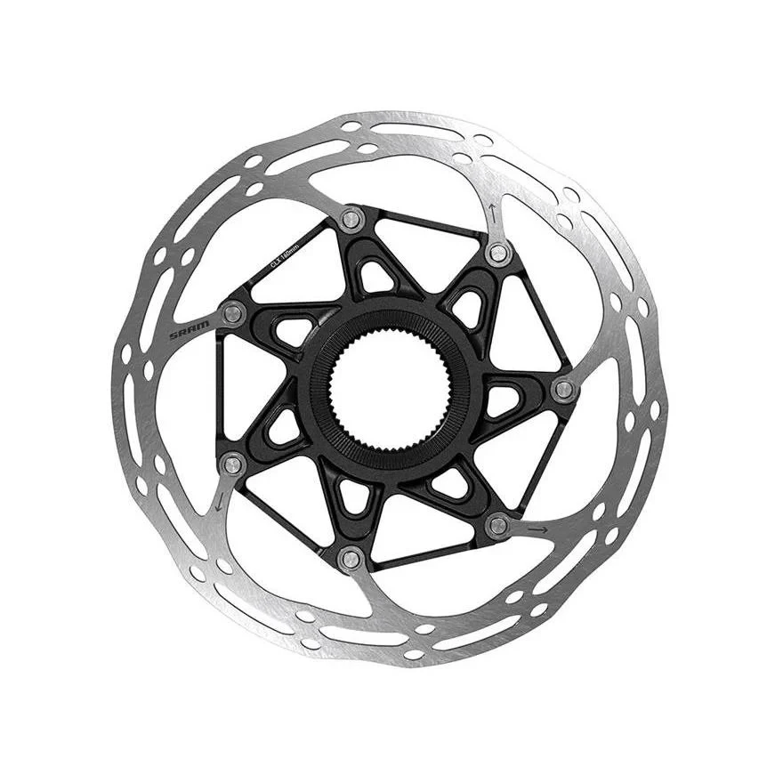 SRAM Disque Centerline Centerlock 160mm Black Rounded Argenté 3 SRAM Disque Centerline Centerlock 160mm Black Rounded Argenté