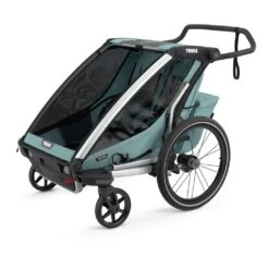 Thule Chariot Cross 2 - Menthe Vert D'eau -Pédale Libre main 10202024 2 c241