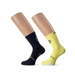 Assos Tiburusock_Evo8 / Twin Pack Homme Jaune