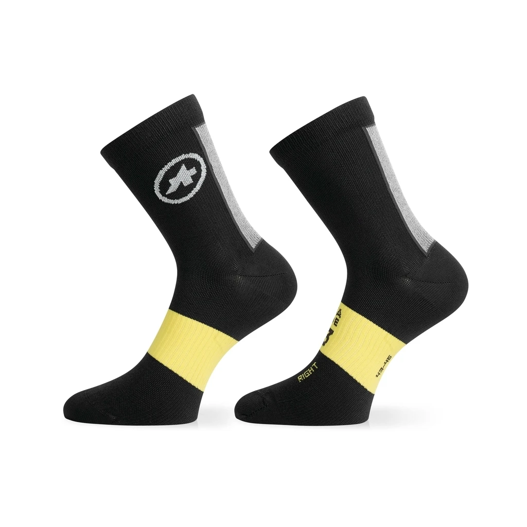 Assos Spring Fall Socks Black Series Noir 3 Assos Spring Fall Socks Black Series Noir