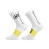 Assos Spring Fall Socks Holy White Blanc 2 Assos Spring Fall Socks Holy White Blanc -Pédale Libre main 253229 161637 1 3129