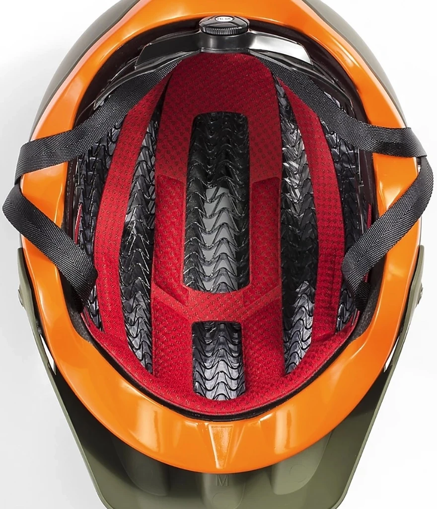 Bontrager Rally WaveCel MTB Green Olive/Orange Kaki 6 Bontrager Rally WaveCel MTB Green Olive/Orange Kaki – Image 4