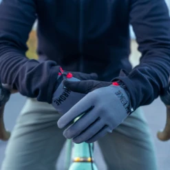 Chrome CYCLING GLOVES Grey/Black Homme Gris -Pédale Libre main 303943 208868 3 218a