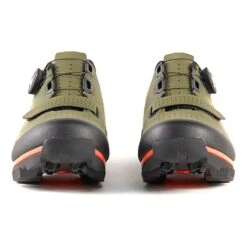 Bontrager Foray MTB Olive Grey/Radioactive Orange Homme Kaki -Pédale Libre main 308902 196951 4 9256