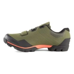 Bontrager Foray MTB Olive Grey/Radioactive Orange Homme Kaki -Pédale Libre main 308902 196953 6 aa67