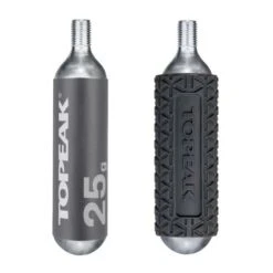 Topeak CO2 Cartridge 25g Threated (2 Pieces W/ 1 Cover)