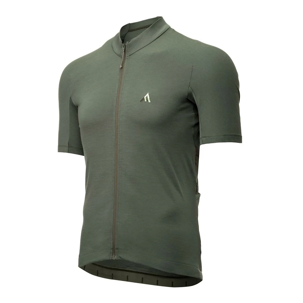 7mesh Ashlu Merino Jersey SS Men Thyme Homme Kaki 4 7mesh Ashlu Merino Jersey SS Men Thyme Homme Kaki – Image 2