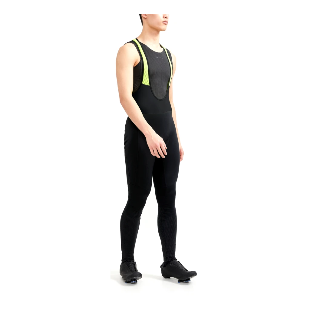 Craft ADV BIKE SUBZ LUMEN BIB TIGHTS BLACK-FLUMINO Homme Noir 9 Craft ADV BIKE SUBZ LUMEN BIB TIGHTS BLACK-FLUMINO Homme Noir – Image 7