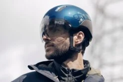 HJC CALIDO PLUS VISIERE METAL NAVY BROWN Bleu Marine -Pédale Libre main dsc7920 1200x800 5418