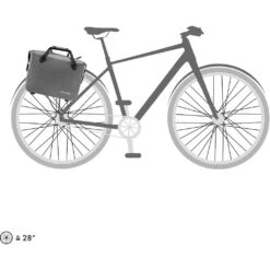 Ortlieb Office-Bag Urban Pepper (QL2.1) -Pédale Libre main office bag f70713 avatar c8ef