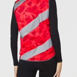 Wowow Gilet Réfléchissant Roadie Homme Rouge -Pédale Libre main wo182b 6400